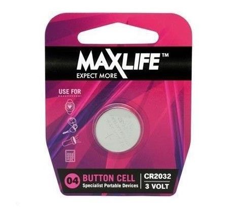 CR2032 Max Life Batteries Button