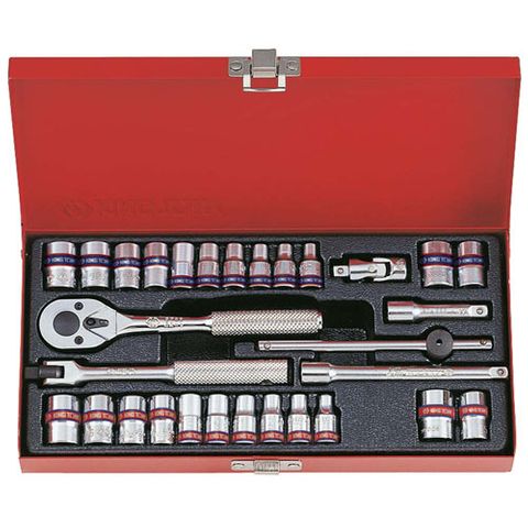 KING TONY 30PC 1/4"DR 6PT COMBINATION SOCKET SET