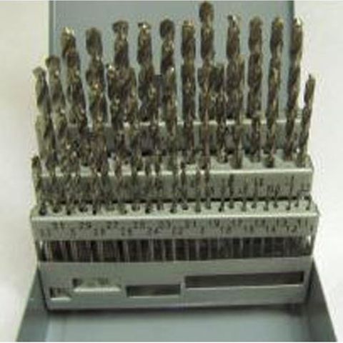 1-5.90mm x .1 Rises 50 piece HSS Drill Set -  TDC