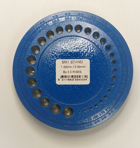 1-13mm x .5 Rises - Metric Jobber Drill Stand - Blue