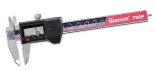Starrett Digital Caliper 100mm(4") in eva Case