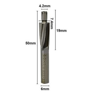 M4 HSS Counterbore - 4.20mm Pilot x 7.40mm Cutter x 6mm Shk x 50mm OAL - SWC