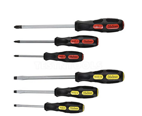 Screwdriver Set H/D 6pc 1-3ph & 5-8 flat