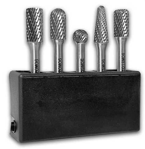 10mm Carbide Burr 5pc Set Firebird