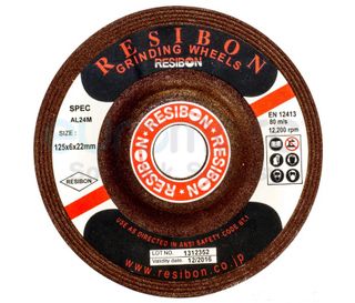 115 x 6mm Depressed center Grinding Disc (Alluminium) - Resibon