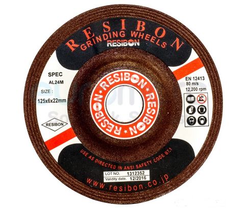 115 x 6mm Depressed center Grinding Disc (Alluminium) - Resibon