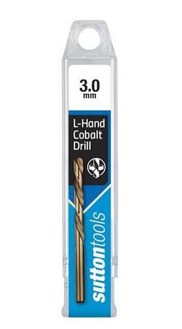 3.0mm Left Hand HSS-Co Jobber Drill - Sutton