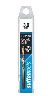 3.0mm Left Hand HSS-Co Jobber Drill - Sutton