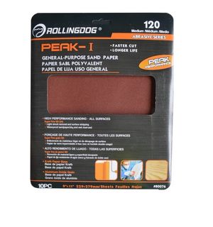 Sand Paper General Purpose 120 Grit 10 Sheets