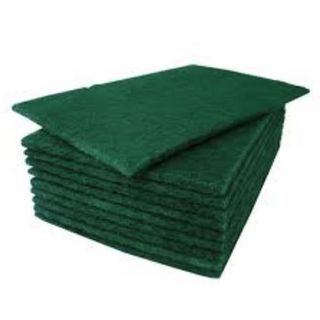 Scotch Pad 150 x 200mm ( Green ) Coarse Packet 10