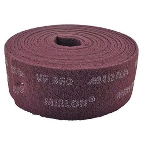 115mm x 10M MIRLON Roll Scotch Bright  (Maroon) Medium