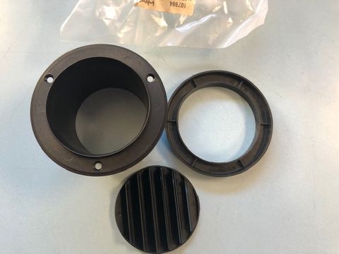 Warm Air Vent Outlet 80mm 45 deg