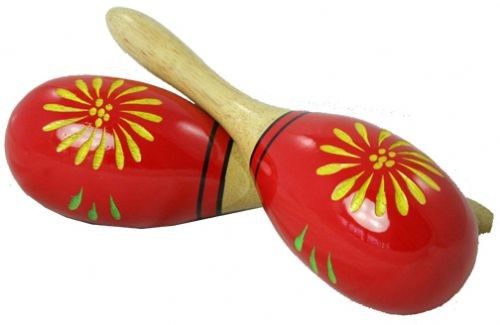 Maracas - Oval Wooden, pair