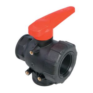 Ball Valve 3 Way 2" Cont