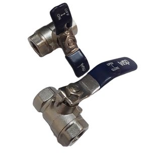 Short Tee Handle Ball Valve 3/8" Mini FF