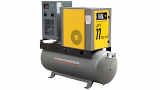 Aykom 15kw Compressor, Dryer & Filters, 750 litre Tank, Belt Drive