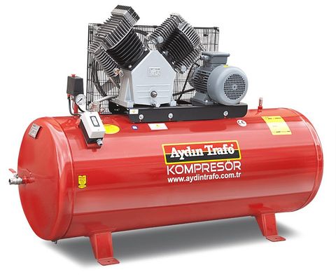 Aykom 7.5kW (10hp) 500 Litre 43cfm Air Compressor with Star Delta