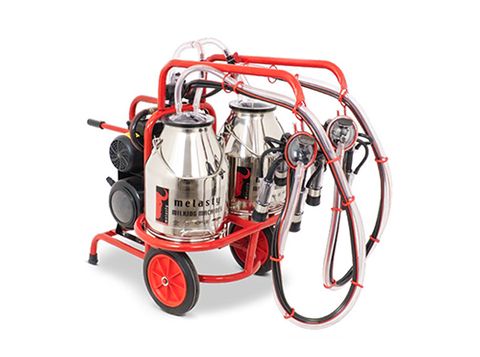 Melasty Double Milking Double Bucket Milking Machine for Cows