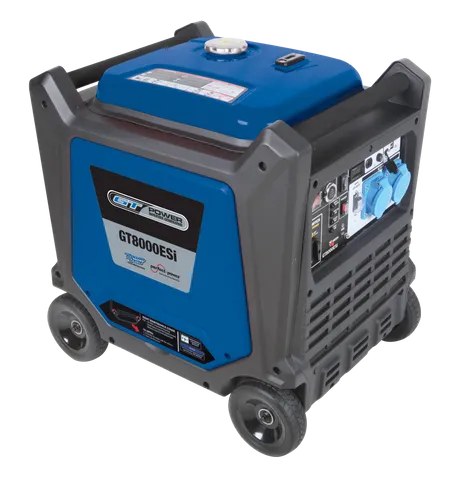 8000W Silenced Invertor Generator - Electric Start / Remote, Wire Start