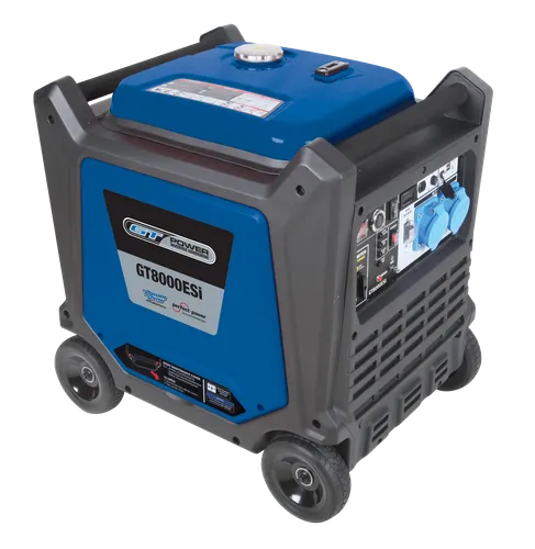 8000W Silenced Invertor Generator - Electric Start / Remote, Wire Start