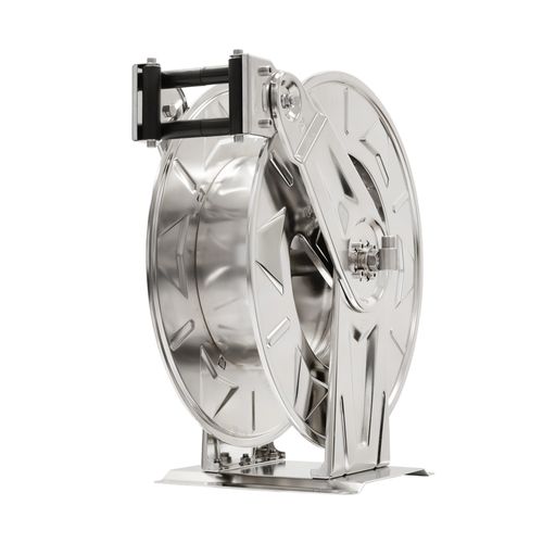 Stainless Steel Rewind HOSE REEL 5000 Psi  Fits 20m of 1/2 two wire hose (20mmOD)