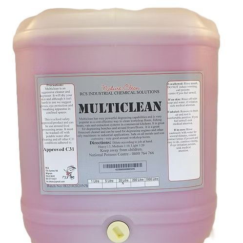 Multiclean Cleaner/degreaser - 20L C31 Approved