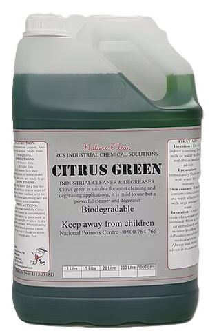 5L -Citrus Green Degreaser Cleaner H/D - Super Concentrated C32 Approved