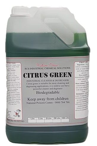 5L -Citrus Green Degreaser Cleaner H/D - Super Concentrated C32 Approved