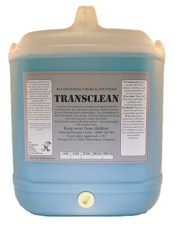 TransClean - Dairy/MPI C31 approved vehicle wash for machines - 20 litre