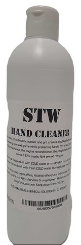 STW Hand Cleaner - Citrus grit hand cleaner - 500ml squeeze bottle