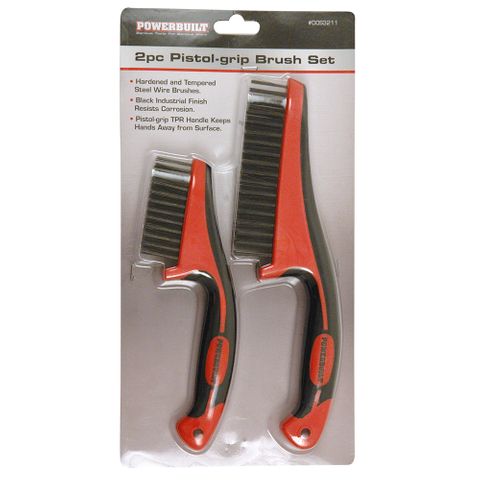 Pistol Grip Brush Set