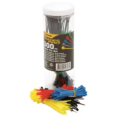 300 Piece Assorted Cable Tie Set