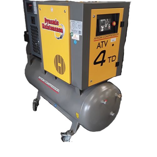 Aykom 4kW 300 Litre Screw Compressor with Dryer / Receiver