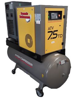 Aykom 7.5kW 500 Litre Screw Compressor with Dryer / Receiver