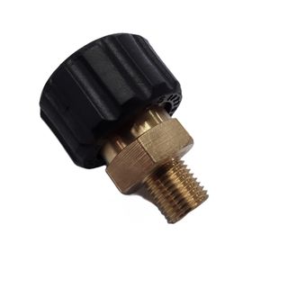 M22 x 1/4 M Brass Coupler 14mm