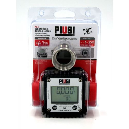 Digital Flow Meter 25mm Piusi