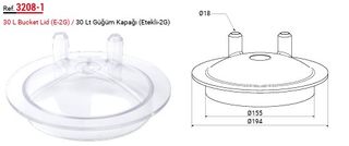 Melasty 30 litre Bucket Lid