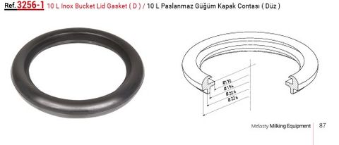 Melasty Gasket - 30 Litre Bucket Lid