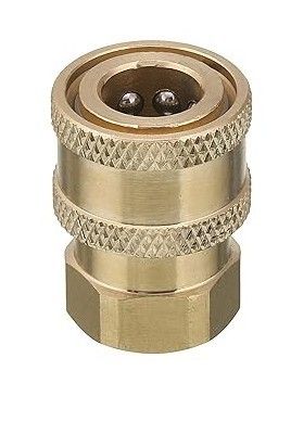 Brass 3/8 Quick Connect Coupling for Nozzles