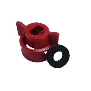 Cap & Gasket Red