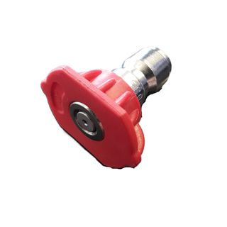 1/4 040 SS Quick Connect Nozzle 0o Red