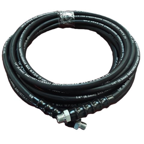 10MQT - 10 metre Two Braid 1/4" Waterblaster High Pressure