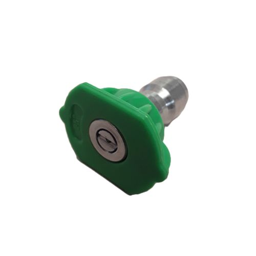 1/4 045 SS Quick Connect Nozzle 25o Green