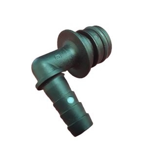 Fitting 3/8" Hose Barb X 3/4" Quick Connect Elbow