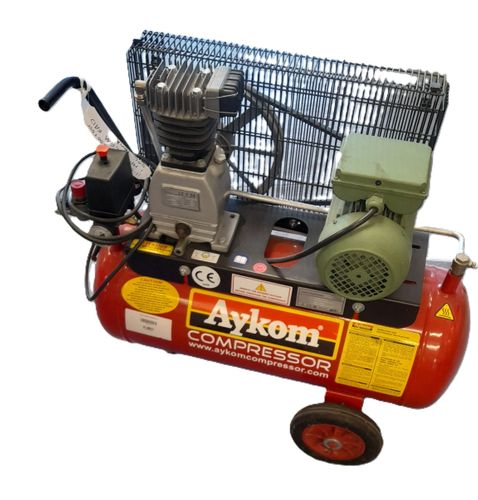 Aykom Air Compressor 1hp 50 litre tank 110 litres per min