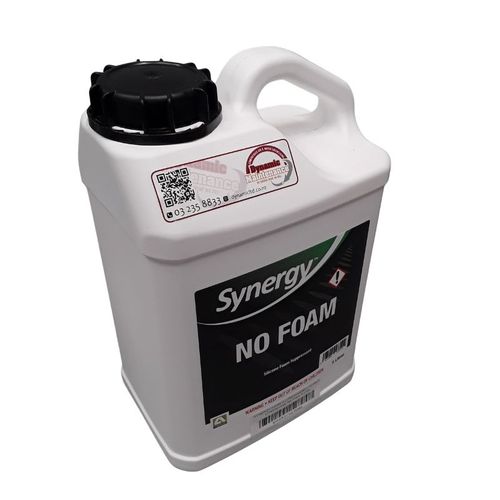 SYNERGY FOAM 5 LITRESYNERGY FOAM 5 LITRESynergy No Foam 5 Litre