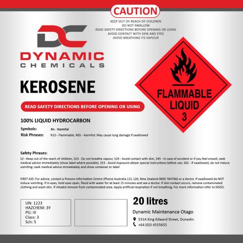 Kerosene Clear 20 Litre