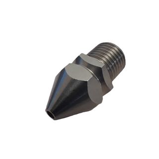 Drain Cleaning Laser Nozzle ( 1/4") 1F4B Inlet 1/4"m, 050, 4000psi