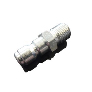 1/4 M BSP to 1/4 M QC Steel
