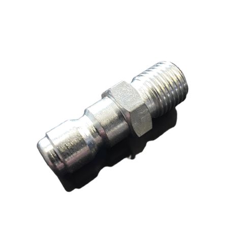 1/4 M BSP to 1/4 M QC Steel